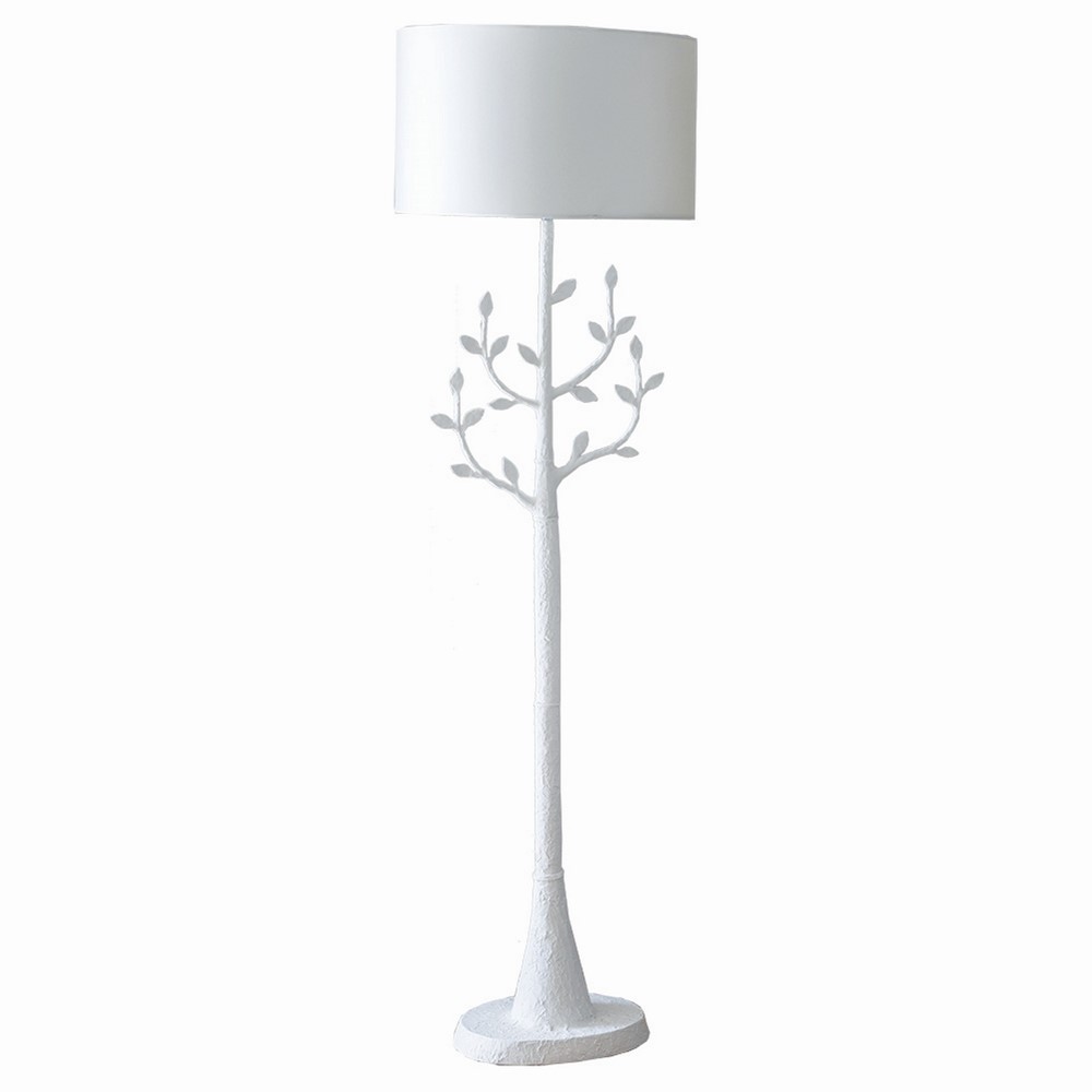 Millana Tree Floor Lamp by William Yeoward in Chalk White